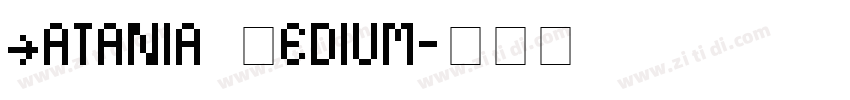 Catania Medium字体转换